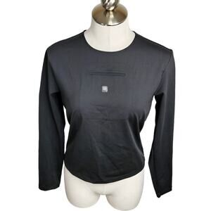 Yeezy Gap Long Sleeve Second Skin Top Womens Large Black‎